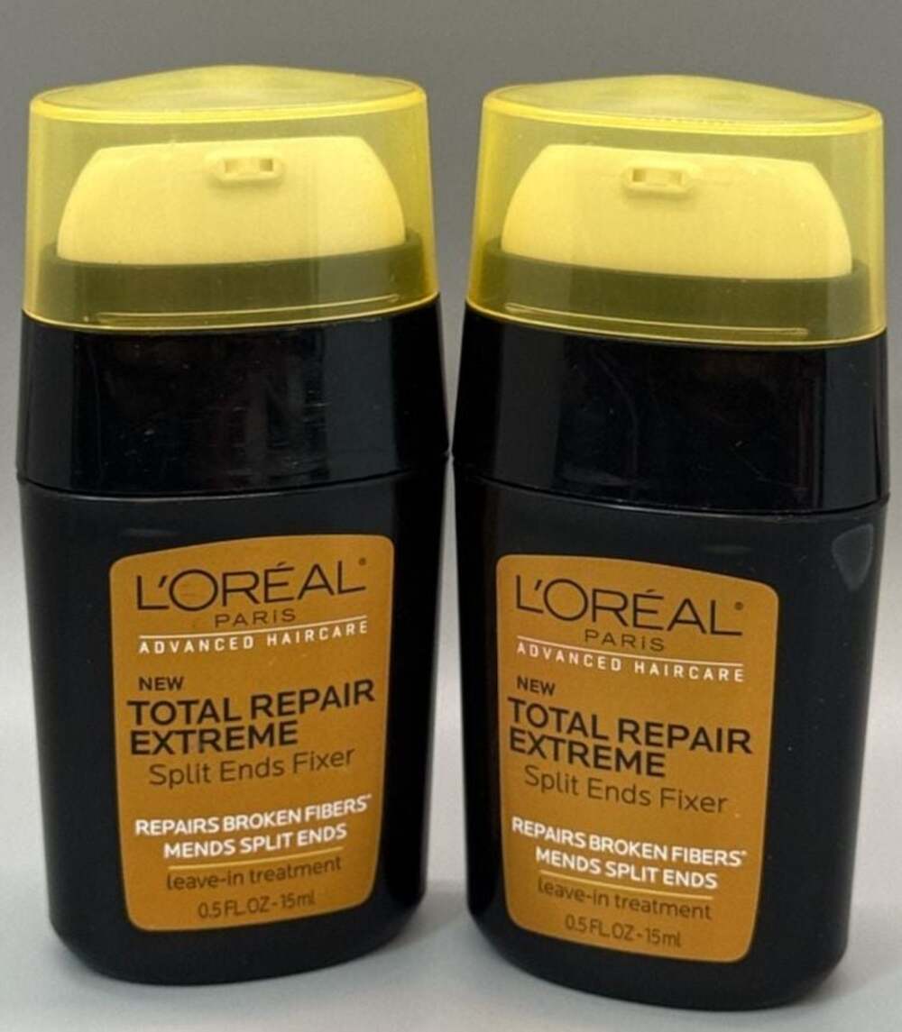 (2) L'Oreal Advanced Haircare Total Repair Extreme Split Ends Fixer .5 oz Mends